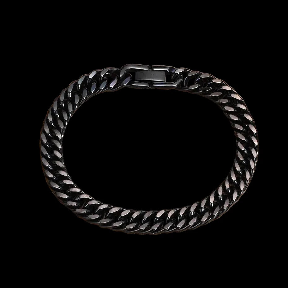 Cuban Link Bracelet – Stainless Steel Miami Chain