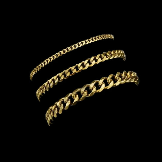 Men’s Cuban Chain Bracelet – Stainless Steel Iced Link Bracelet