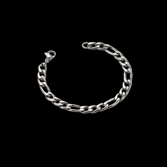 Figaro Chain Bracelet – Stainless Steel Hip Hop Style