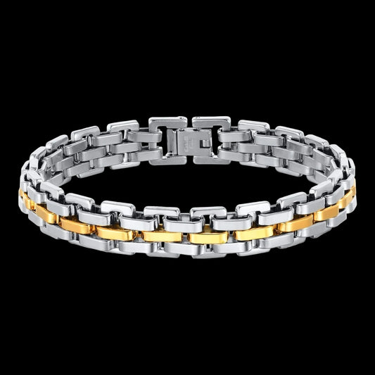 Thick Link Bracelet – Stainless Steel Watch Band Style