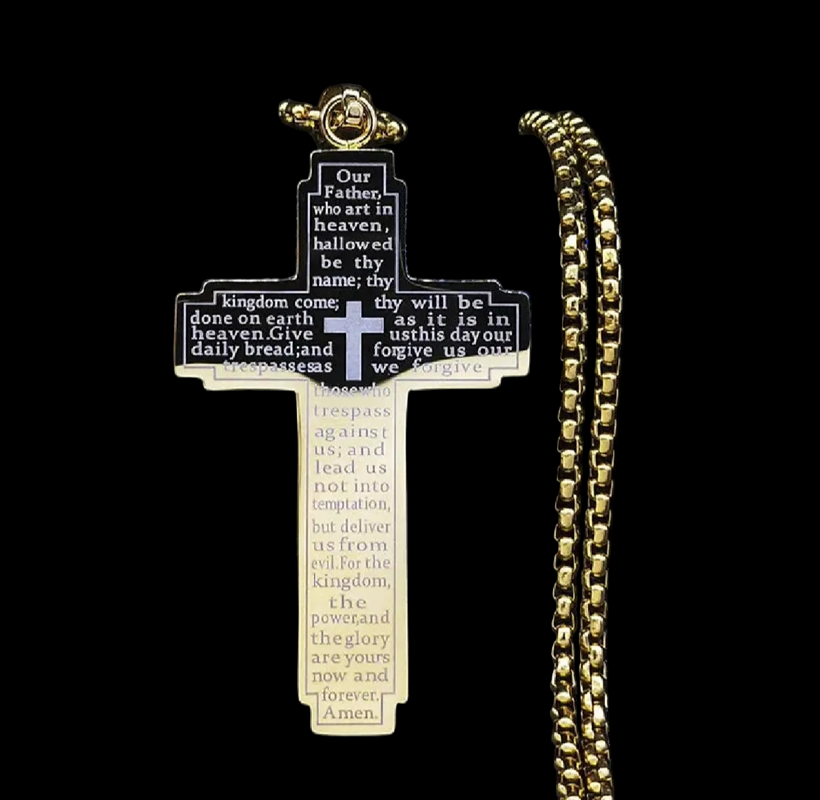 Stainless Steel Cross Necklace | Timeless Faith Pendant