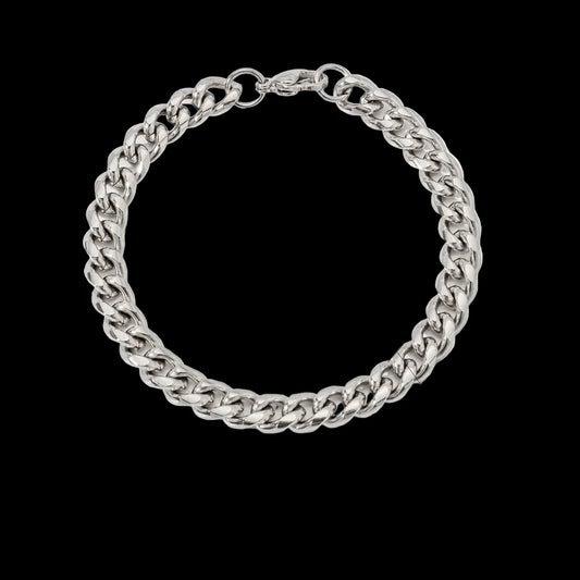 Gold Cuban Link Bracelet – Minimalist Stainless Steel Chain