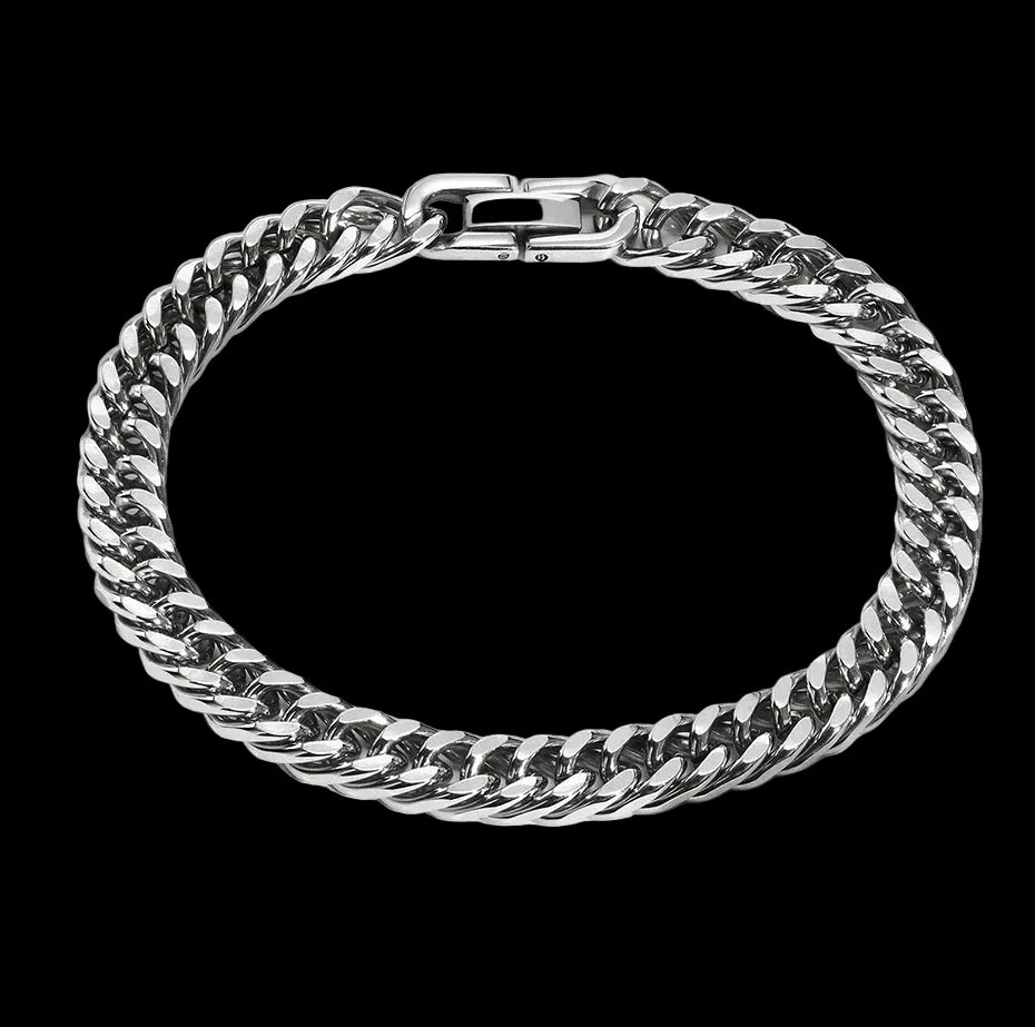 Cuban Link Bracelet – Stainless Steel Miami Chain