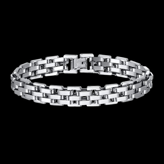 Thick Link Bracelet – Stainless Steel Watch Band Style