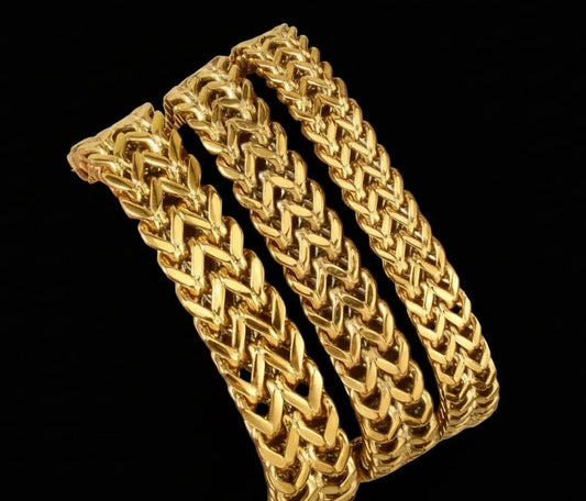 Chain Bracelet – Minimalist Woven Stainless Steel Design